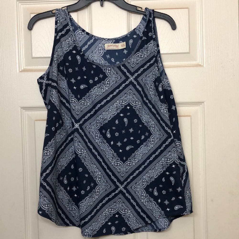 CLEARANCE! Bandanna print tank top